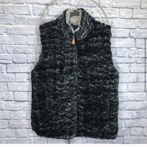 Simply Southern Sherpa Teddy Full Zip Vest